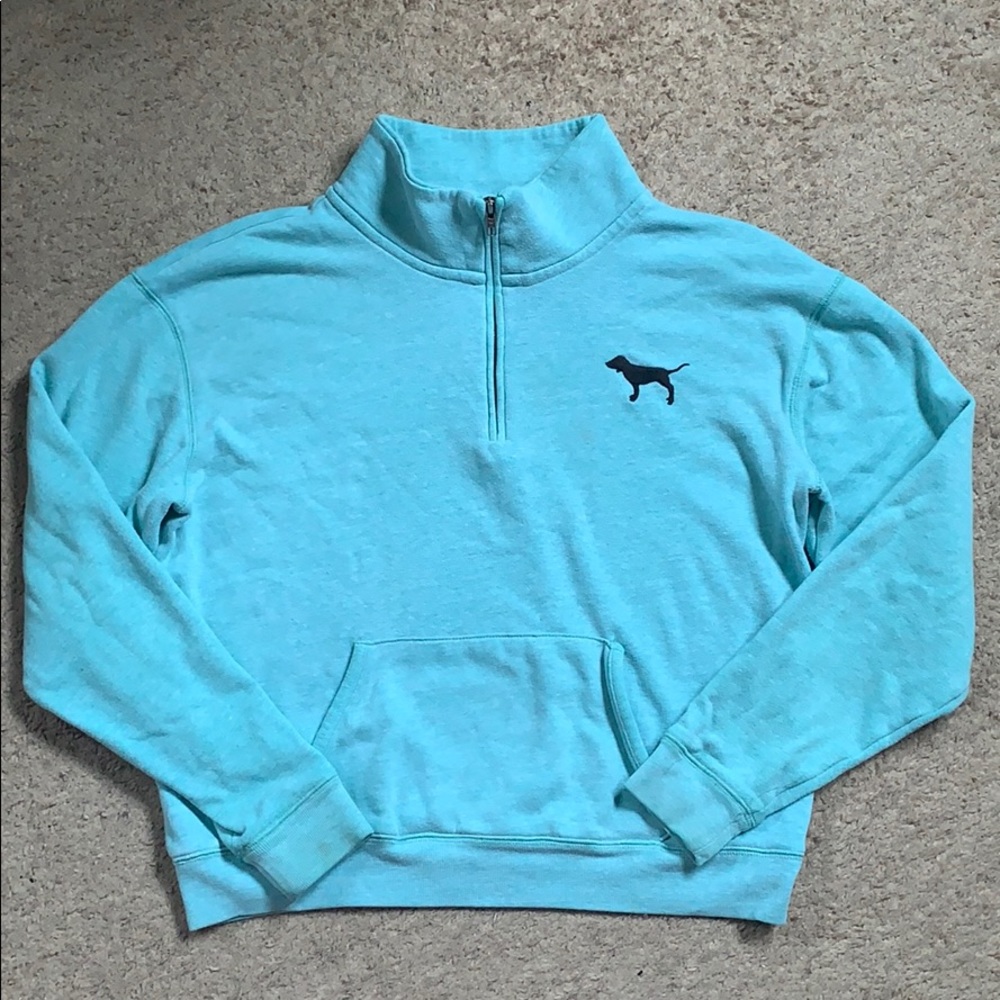 Victoria’s Secret Pink Quarter Zip Crewneck